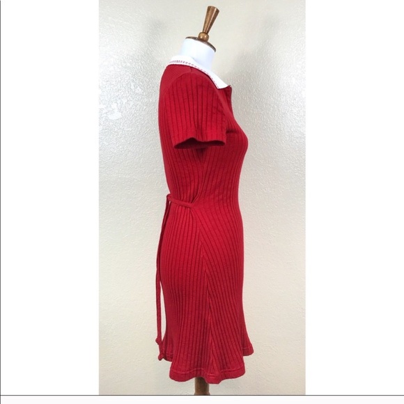 Vintage Red Polo Dress - Picture 2 of 4
